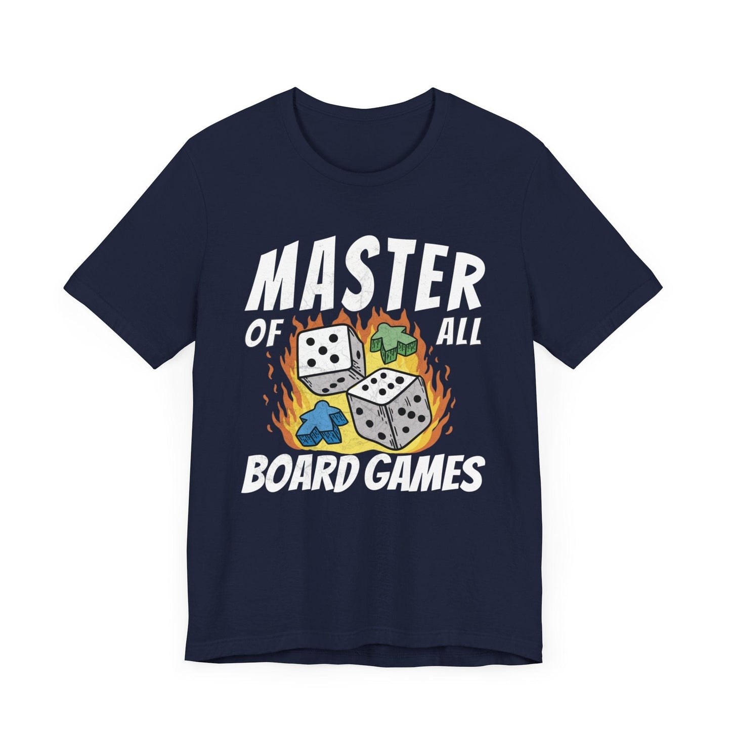 Master of All Board Games Unisex T-shirt T-Shirt Navy / S