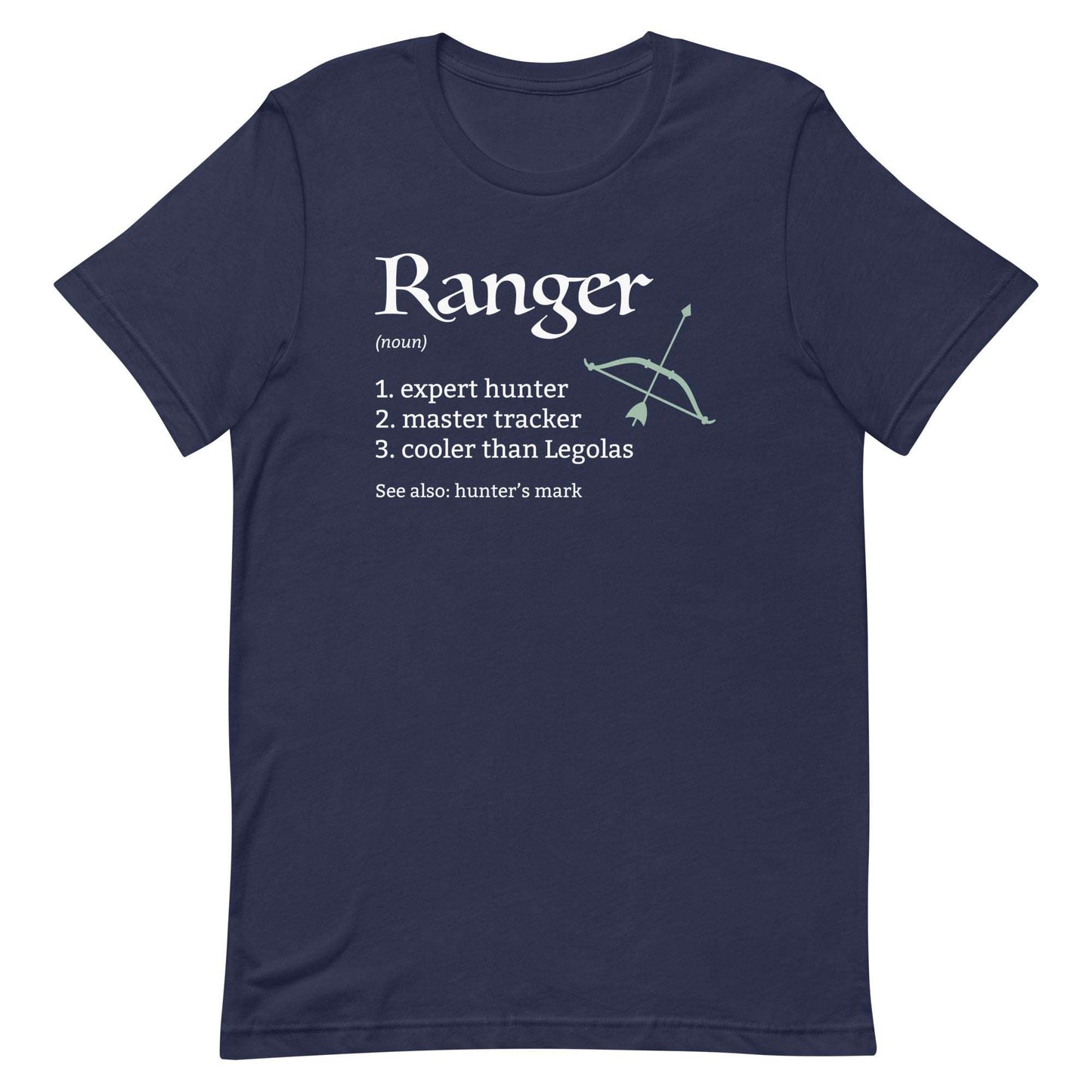 Ranger Class Definition T-Shirt – Funny DnD Definition Tee T-Shirt Navy / S