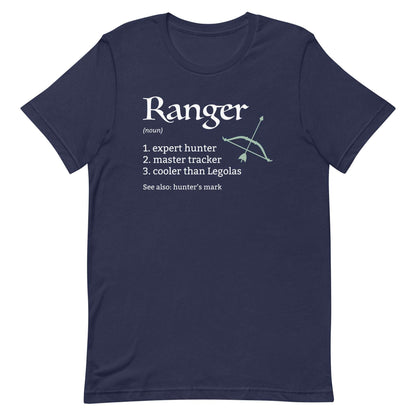 Ranger Class Definition T-Shirt – Funny DnD Definition Tee T-Shirt Navy / S