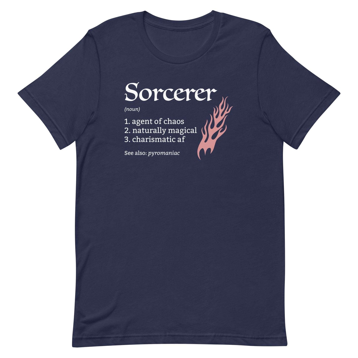 Sorcerer Class Definition T-Shirt – Funny DnD Definition Tee T-Shirt Navy / S