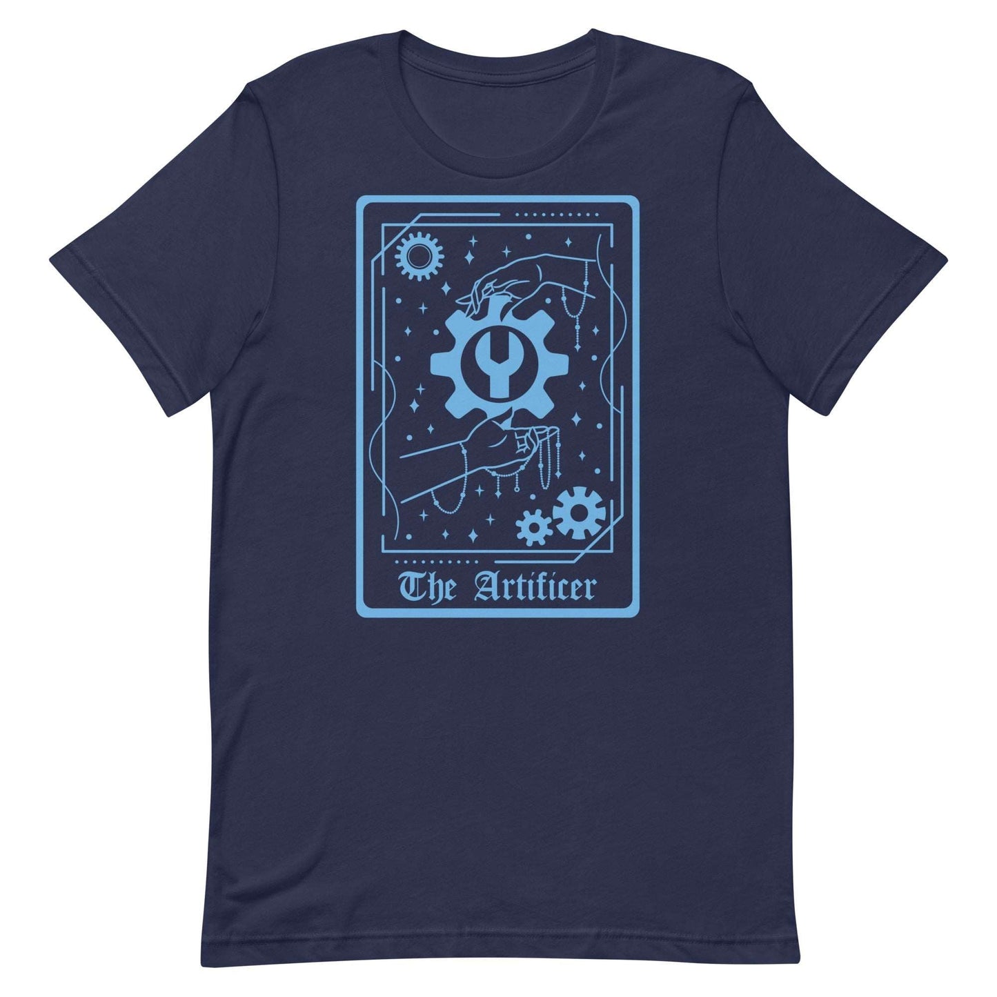 The Artificer Tarot Card T-Shirt – DnD Class Series T-Shirt Navy / S