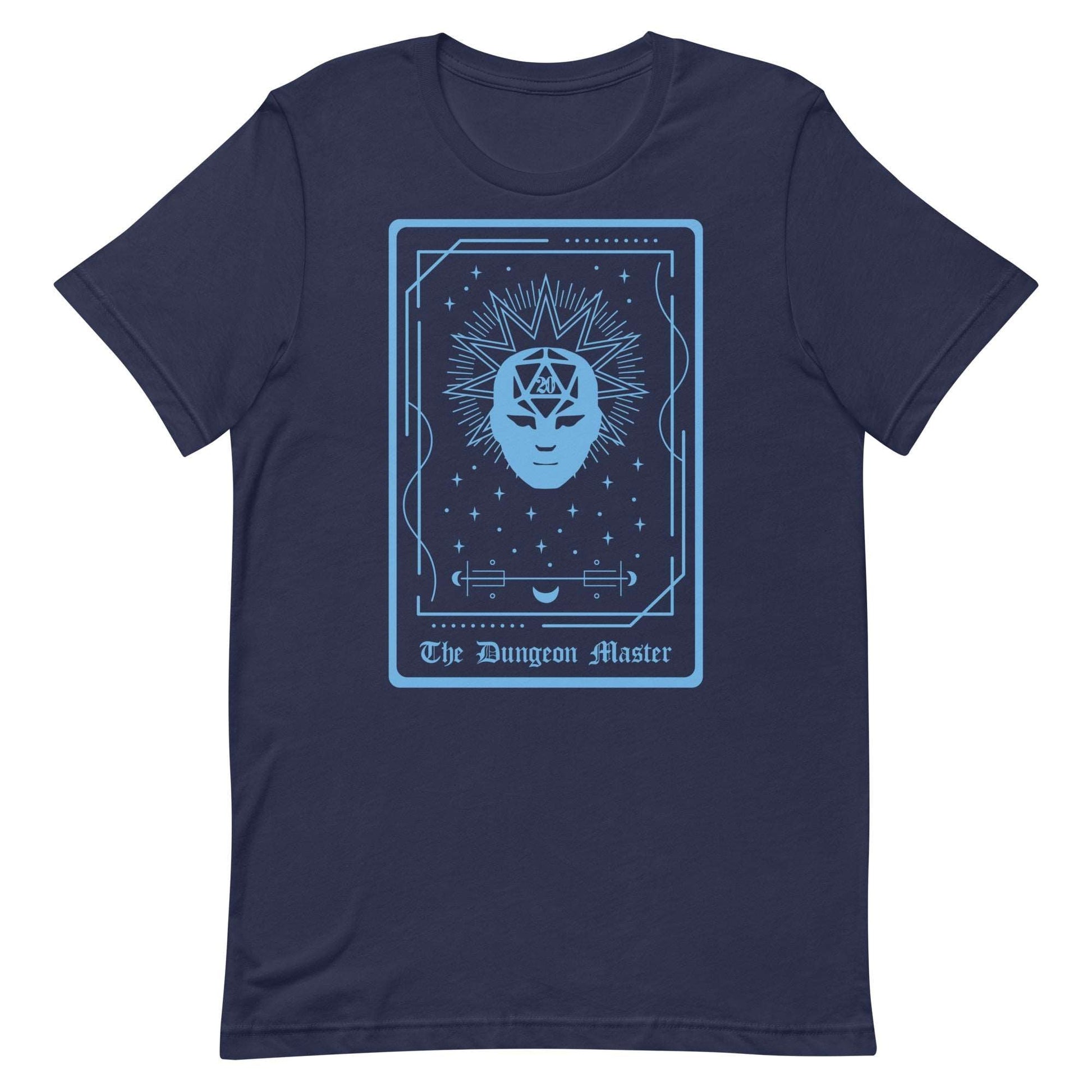 The Dungeon Master Tarot Card T-Shirt – DnD Class Series T-Shirt Navy / S