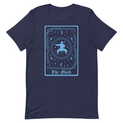 The Monk Tarot Card T-Shirt – DnD Class Series T-Shirt Navy / S