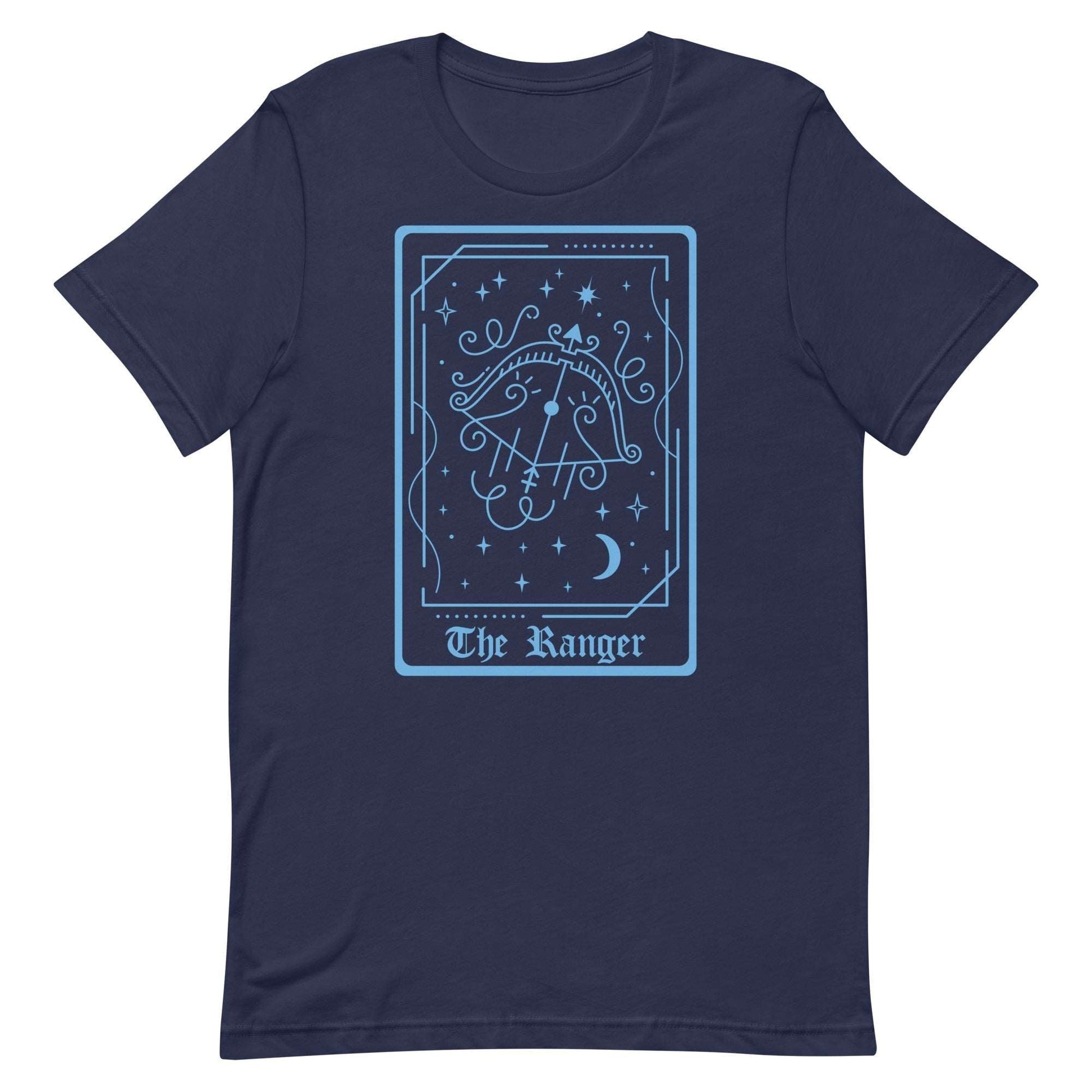 The Ranger Tarot Card T-Shirt – DnD Class Series T-Shirt Navy / S