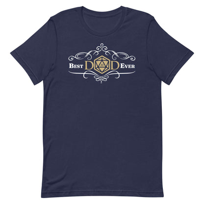 DnD Best Dad Shirt - Dungeons & Dragons Father's Day T-Shirt T-Shirt Navy / XS
