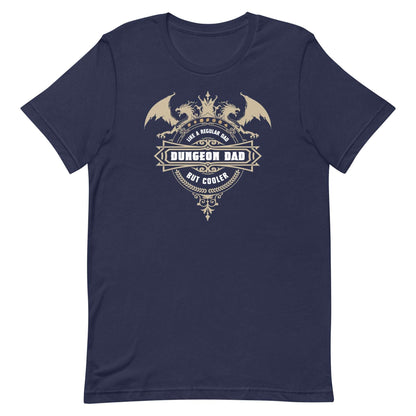 DnD Dungeon Dad Shirt - Dungeons & Dragons Father's Day T-shirt T-Shirt Navy / XS