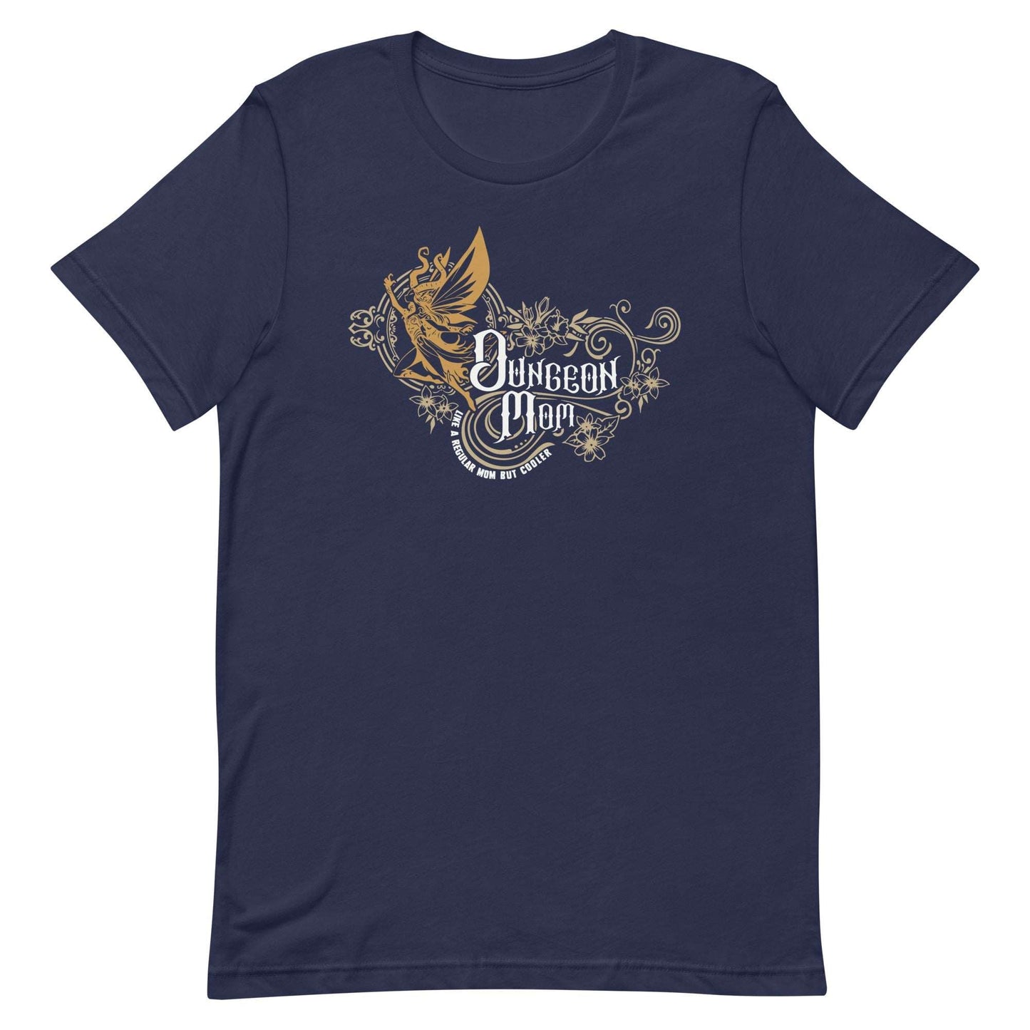 DnD Dungeon Mom Shirt - Dungeons & Dragons Dungeon Mother's Day T-Shirt T-Shirt Navy / XS