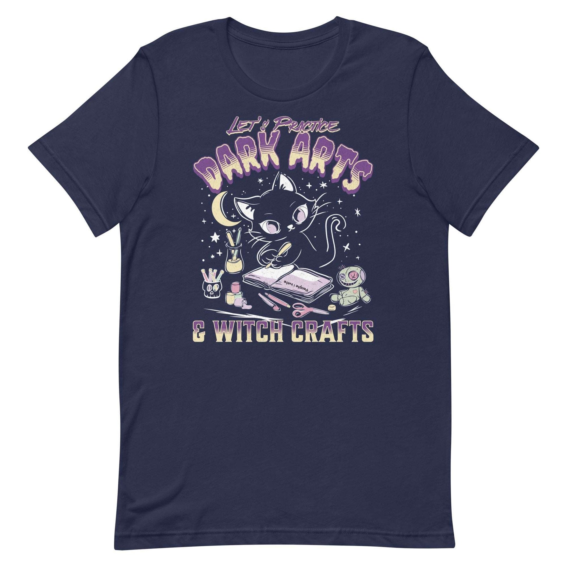 Let's Practice Dark Arts & Witch Crafts Unisex T-shirt T-Shirt Navy / XS