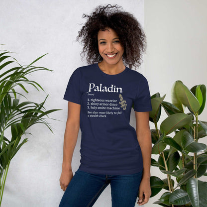 Paladin Class Definition T-Shirt – Funny DnD Definition Tee T-Shirt