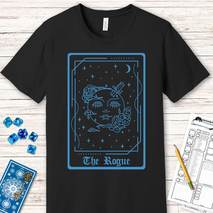 The Rogue Tarot Card T-Shirt – DnD Class Series T-Shirt