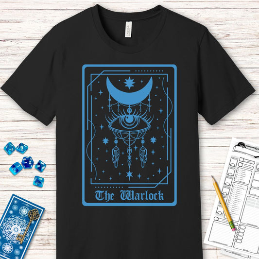 The Warlock Tarot Card T-Shirt – DnD Class Series T-Shirt