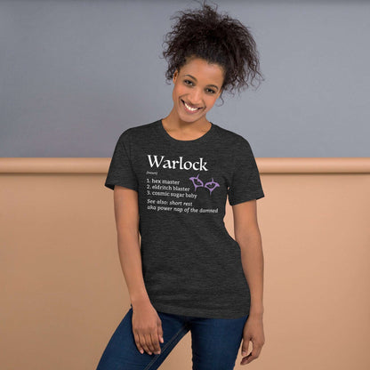 Warlock Class Definition T-Shirt – Funny DnD Definition Tee T-Shirt