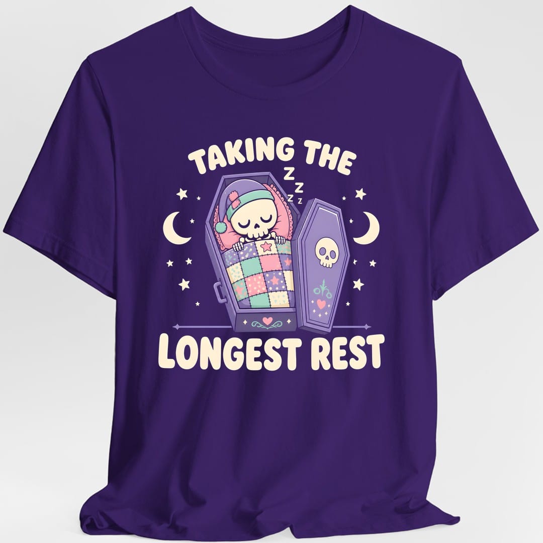 Printify T-Shirt Purple / S Taking The Longest Rest T-Shirt