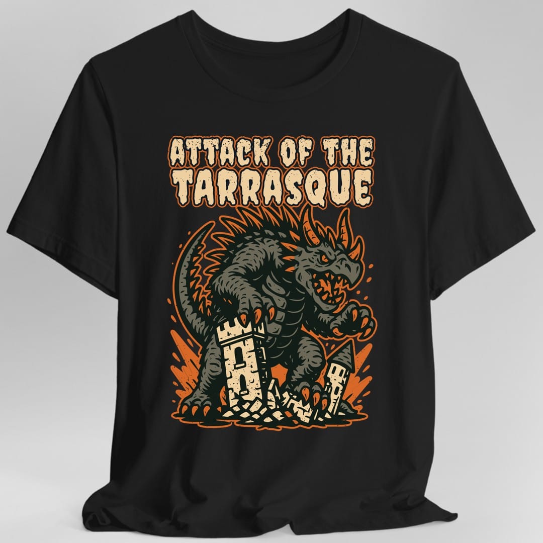 Printify T-Shirt Black / S Tarrasque Monster T-Shirt