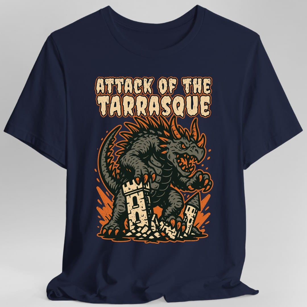 Printify T-Shirt Navy / S Tarrasque Monster T-Shirt