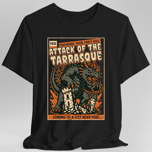 Printify T-Shirt Black / S Tarrasque Movie Poster T-Shirt