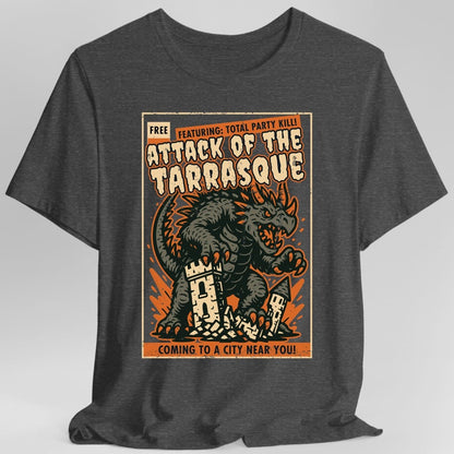 Printify T-Shirt Dark Heather / S Tarrasque Movie Poster T-Shirt