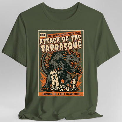 Printify T-Shirt Military Green / S Tarrasque Movie Poster T-Shirt