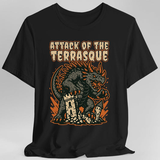 Printify T-Shirt Black / S Terrasque Monster T-Shirt