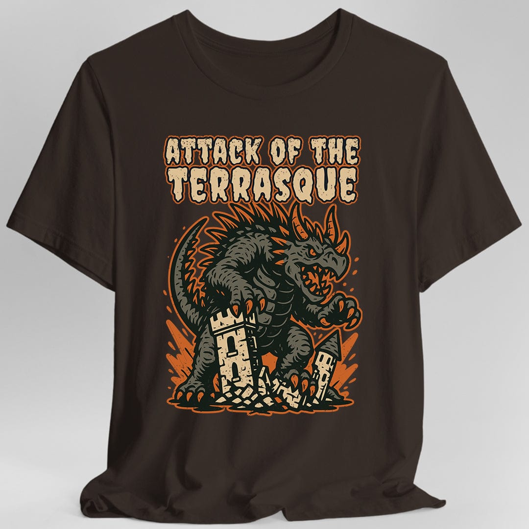 Printify T-Shirt Dark Chocolate / S Terrasque Monster T-Shirt