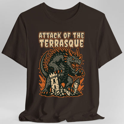 Printify T-Shirt Dark Chocolate / S Terrasque Monster T-Shirt