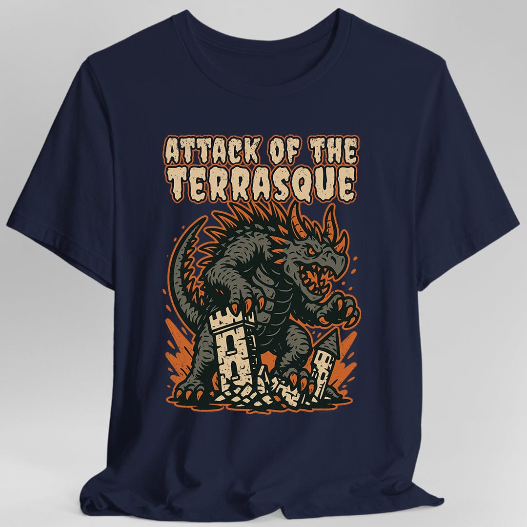 Printify T-Shirt Navy / S Terrasque Monster T-Shirt