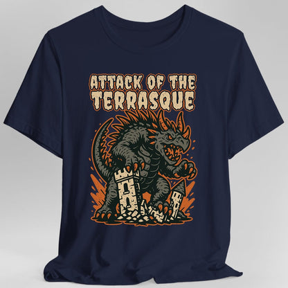Printify T-Shirt Navy / S Terrasque Monster T-Shirt