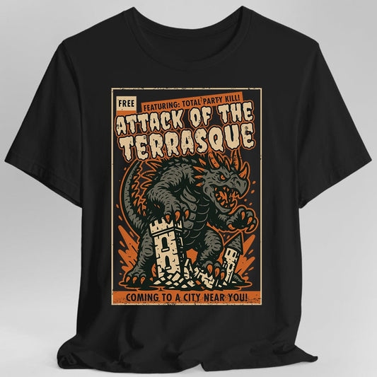 Printify T-Shirt Black / S Terrasque Movie Poster T-Shirt