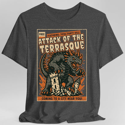 Printify T-Shirt Dark Heather / S Terrasque Movie Poster T-Shirt