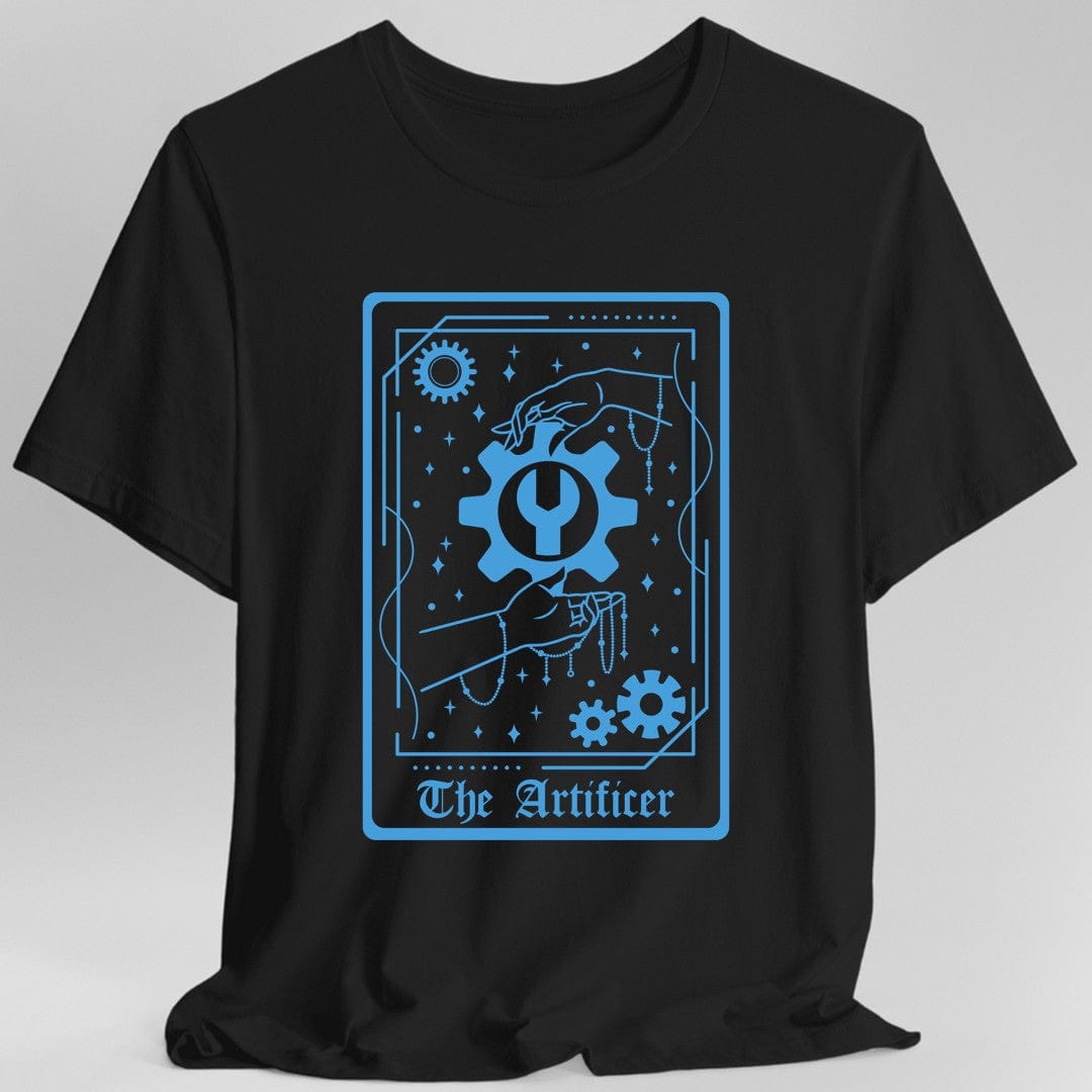 Printify T-Shirt Black / S The Artificer Tarot Card T-Shirt