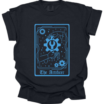 Printify T-Shirt Black / S The Artificer Tarot Card T-Shirt - Comfort Colors