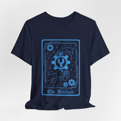 Printify T-Shirt Navy / S The Artificer Tarot Card T-Shirt
