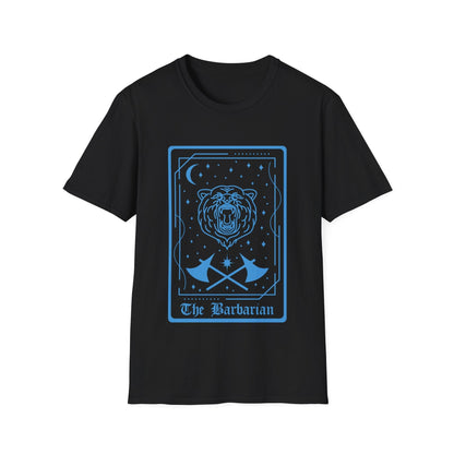 Printify T-Shirt Black / S The Barbarian Tarot Card T-Shirt