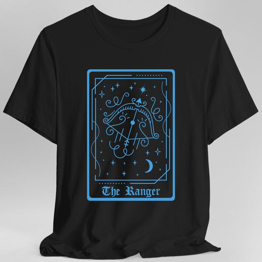 Printify T-Shirt Black / S The Bard Tarot Card T-Shirt