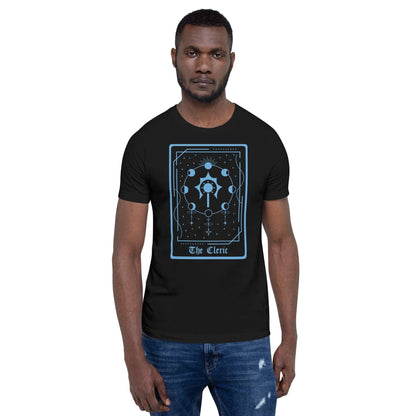 Printify T-Shirt The Cleric Tarot Card T-Shirt