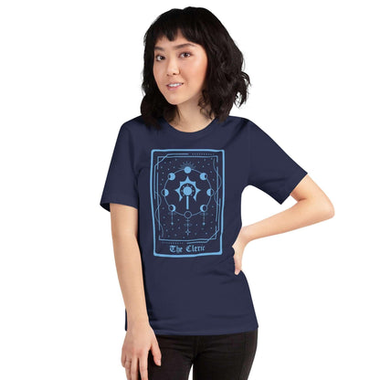 Printify T-Shirt The Cleric Tarot Card T-Shirt