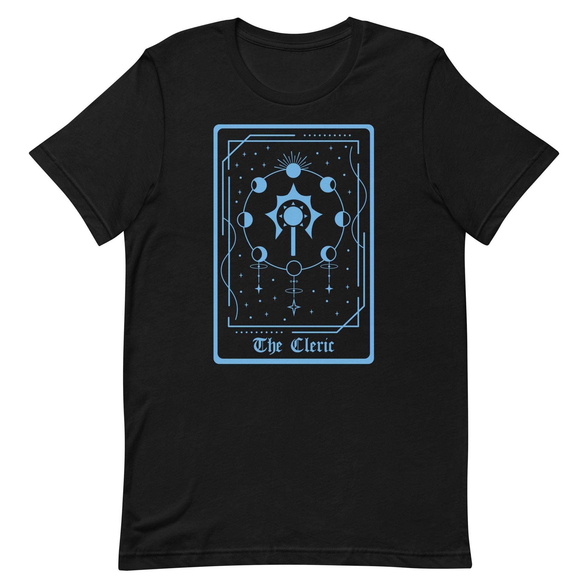 Printify T-Shirt Black / S The Cleric Tarot Card T-Shirt