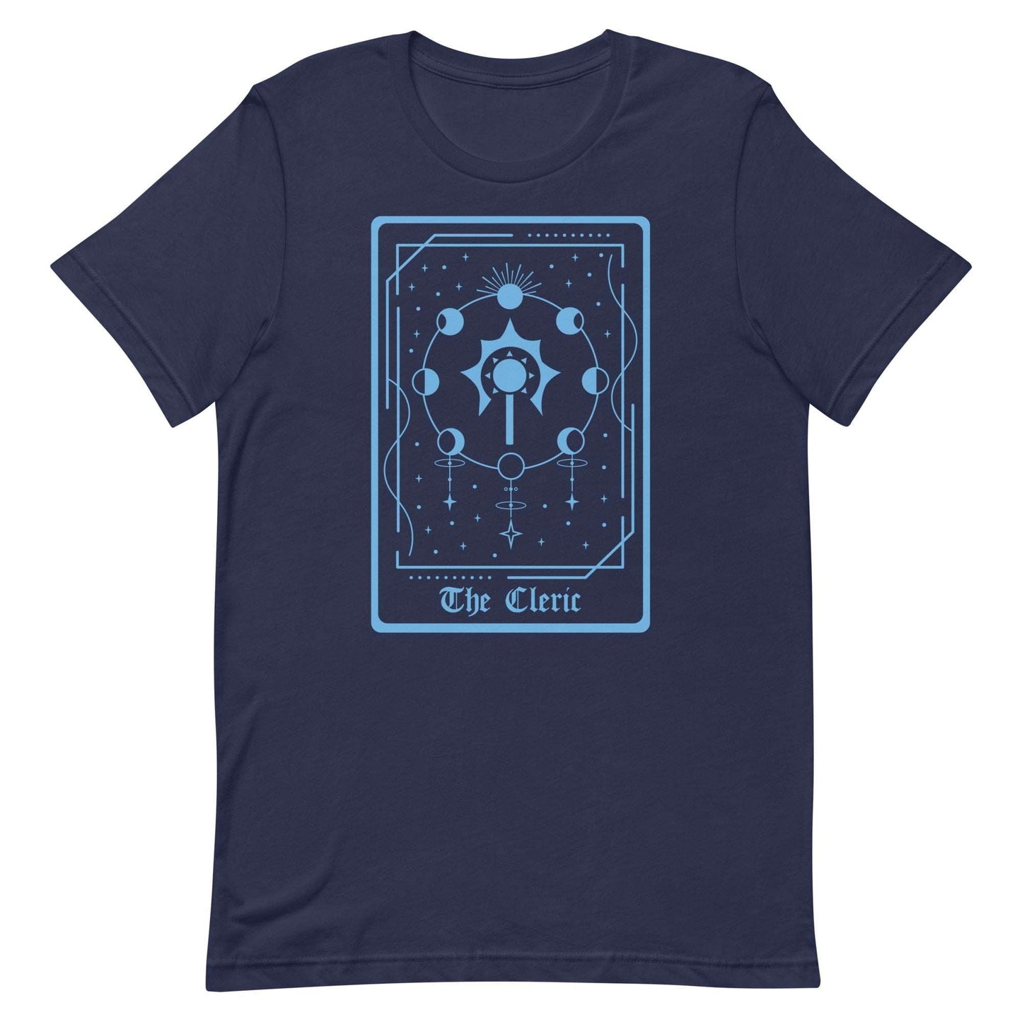 Printify T-Shirt Navy / S The Cleric Tarot Card T-Shirt