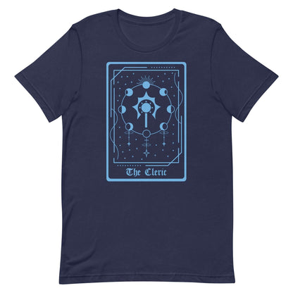 Printify T-Shirt Navy / S The Cleric Tarot Card T-Shirt