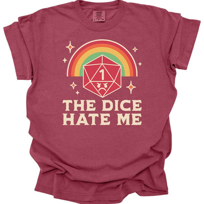 Printify T-Shirt Chili / S The Dice Hate Me T-Shirt - Comfort Colors