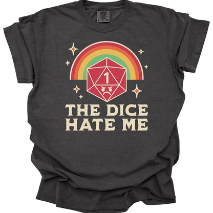 Printify T-Shirt Pepper / S The Dice Hate Me T-Shirt - Comfort Colors