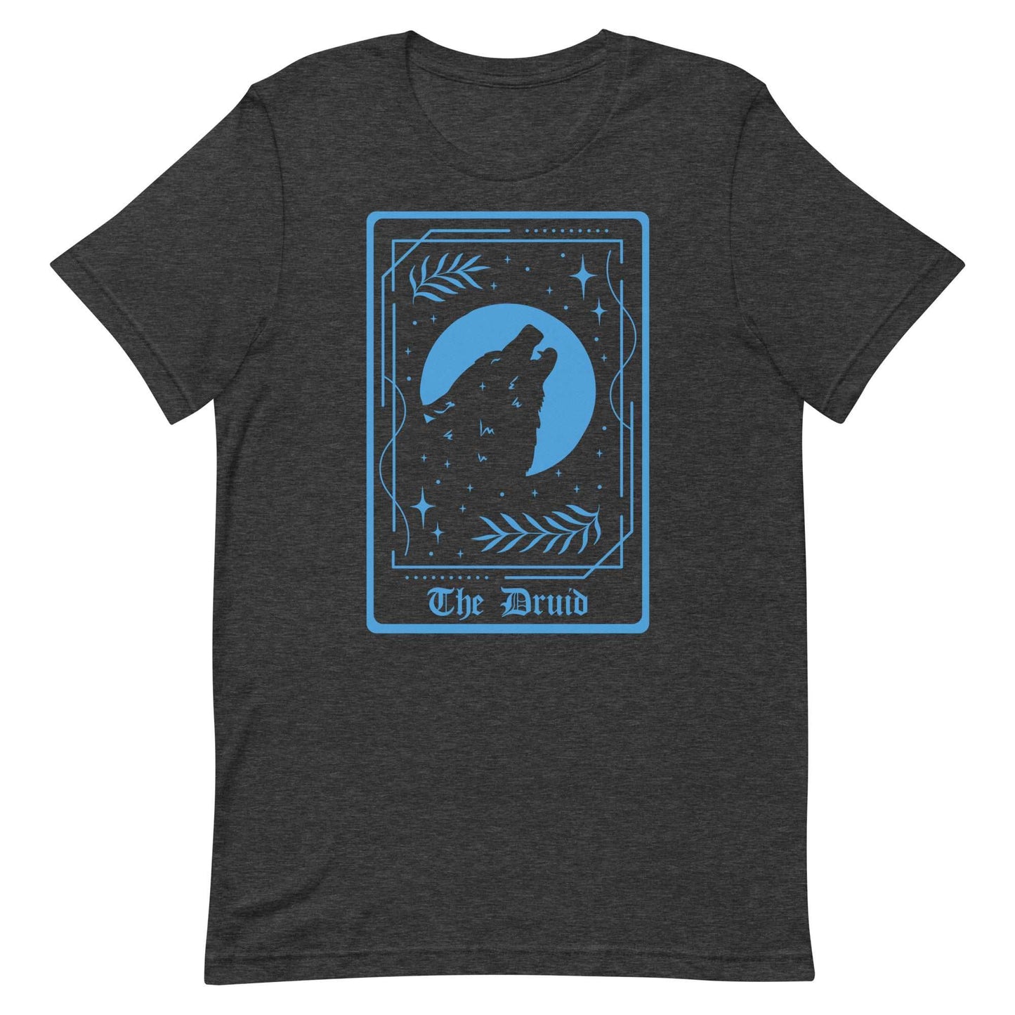 Printify T-Shirt Dark Grey Heather / S The Druid Tarot Card T-Shirt