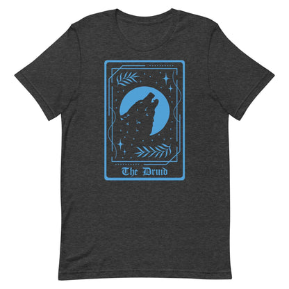 Printify T-Shirt Dark Grey Heather / S The Druid Tarot Card T-Shirt