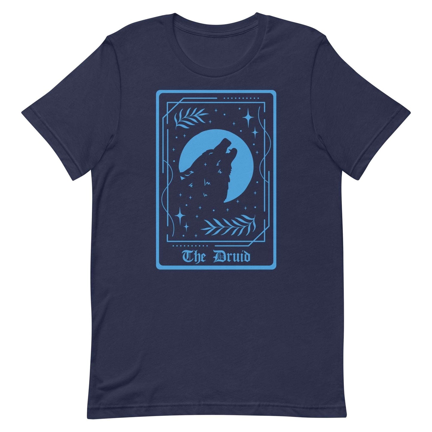 Printify T-Shirt Navy / S The Druid Tarot Card T-Shirt