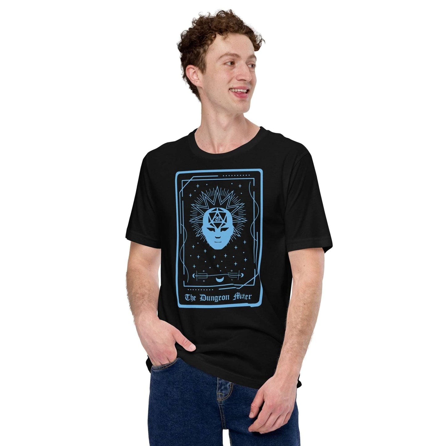 Printify T-Shirt The Dungeon Master Tarot Card T-Shirt