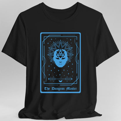 Printify T-Shirt Black / S The Dungeon Master Tarot Card T-Shirt