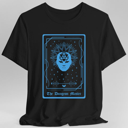 Printify T-Shirt Black / S The Dungeon Master Tarot Card T-Shirt