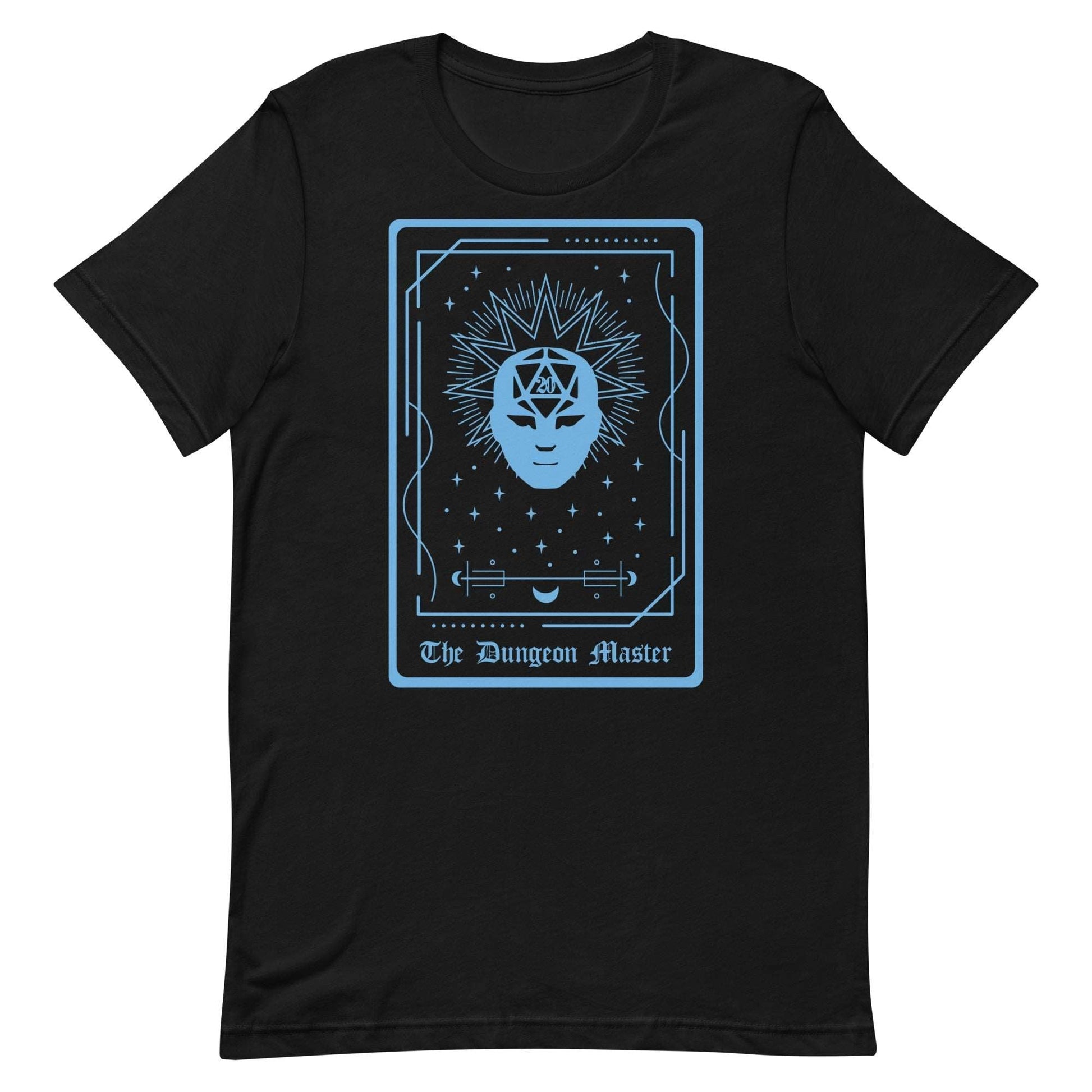 Printify T-Shirt Black / S The Dungeon Master Tarot Card T-Shirt