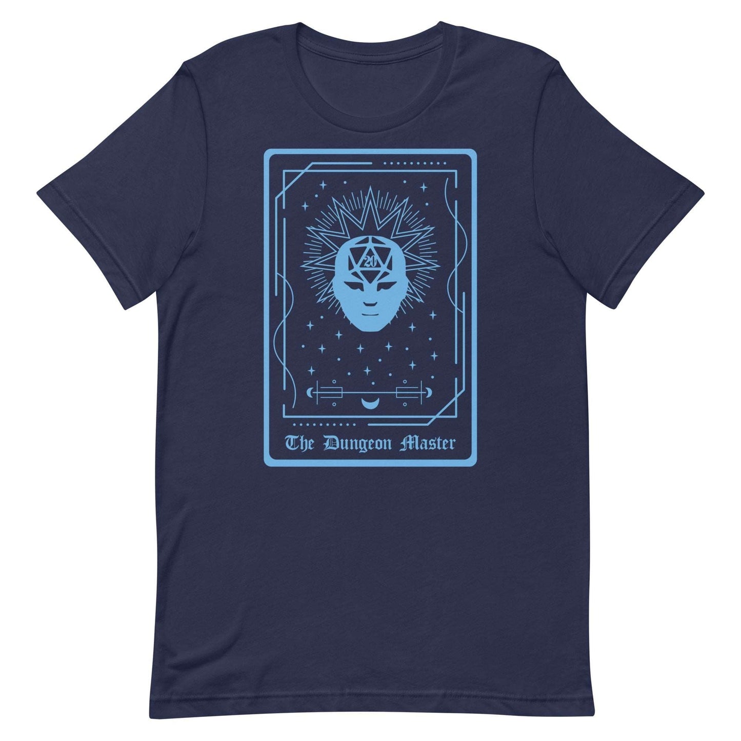 Printify T-Shirt Navy / S The Dungeon Master Tarot Card T-Shirt