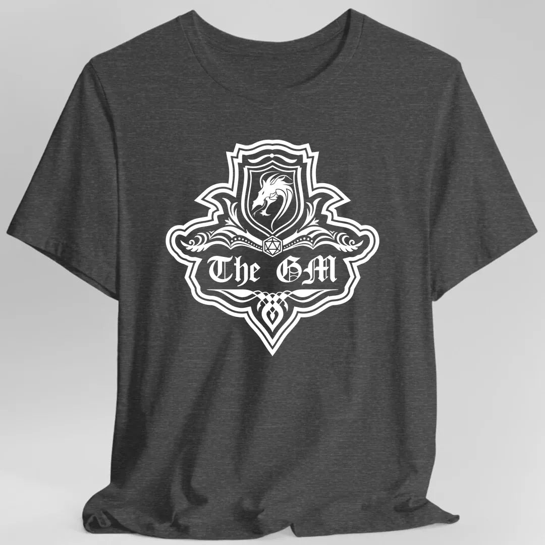 Printify T-Shirt Dark Heather Grey / S The GM Emblem T-Shirt